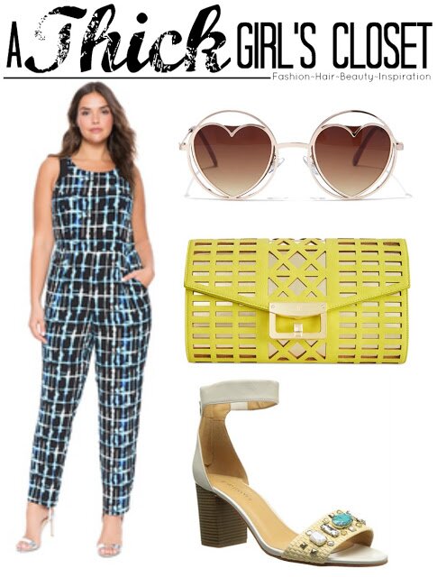 How Would You Style It| Eloquii Racer Front Plaid Jumpsuit
