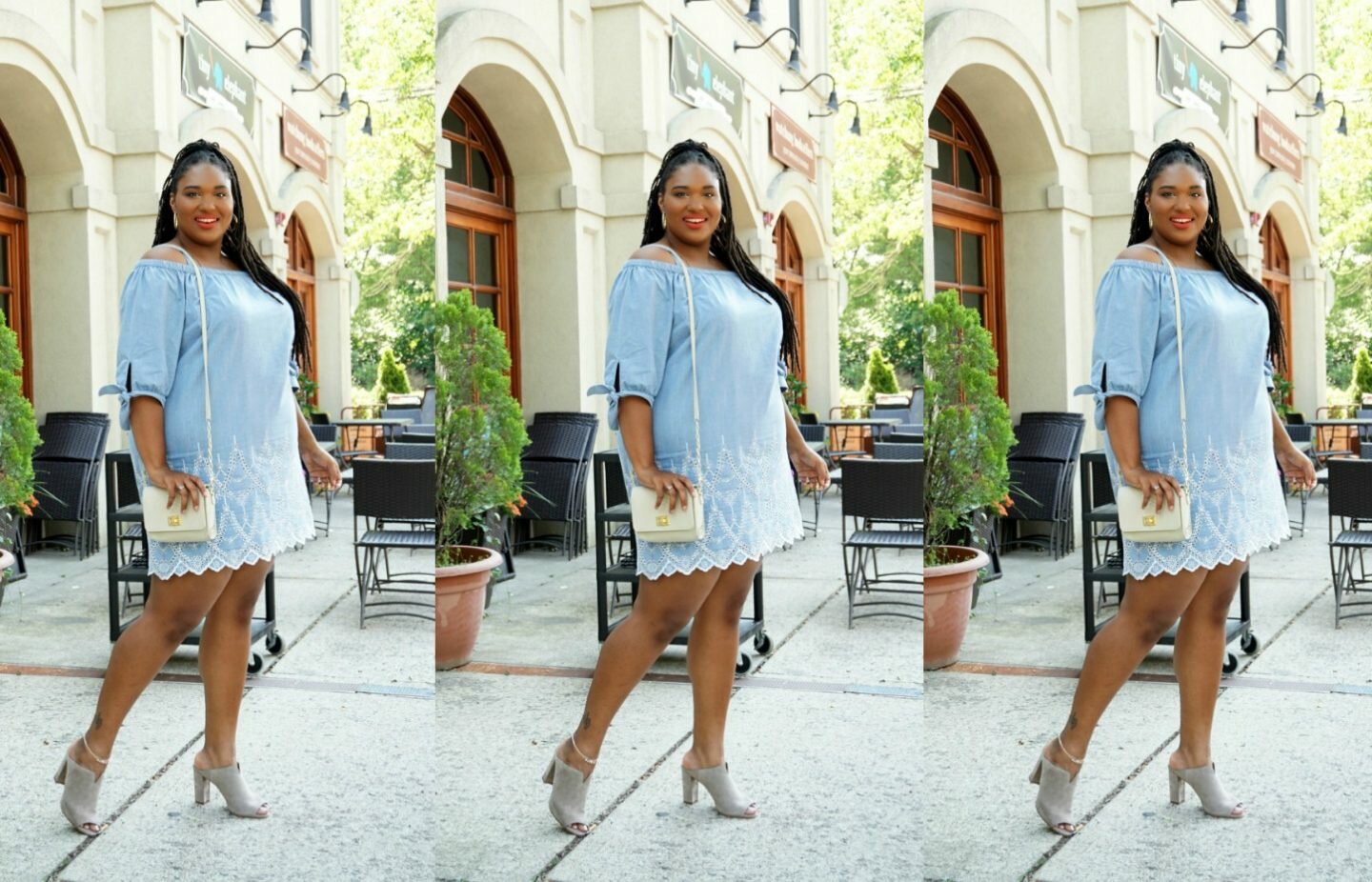 How to style a chambray dress